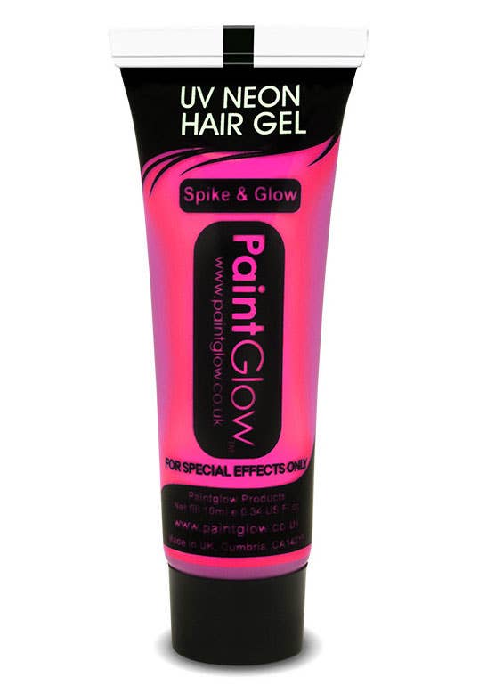 Special Effects Neon Pink Blacklight Reactive Hair Gel Main Image
