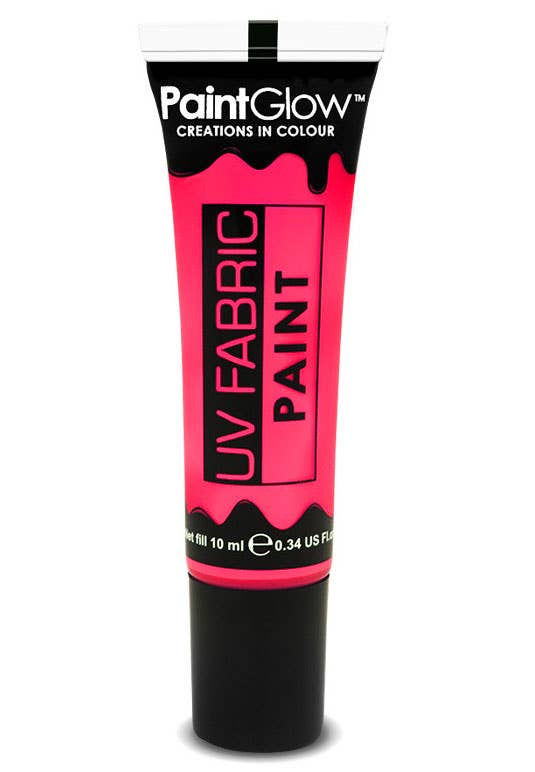 Neon Pink UV Reactive Special Effects Fabric Paint - View 1