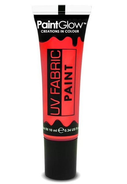 Neon Red UV Blacklight Fabric Paint Main Image