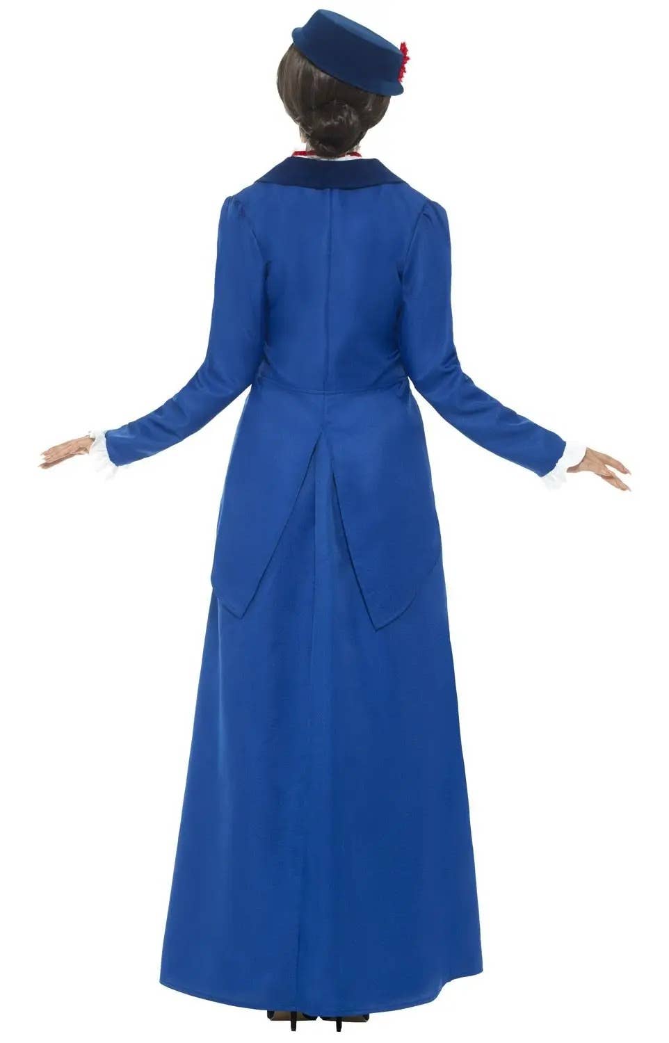 Image of Victorian Nanny Women's Plus Size Mary Poppins Costume - Back View
