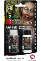 Special FX Fake Blood and Latex Makeup Set