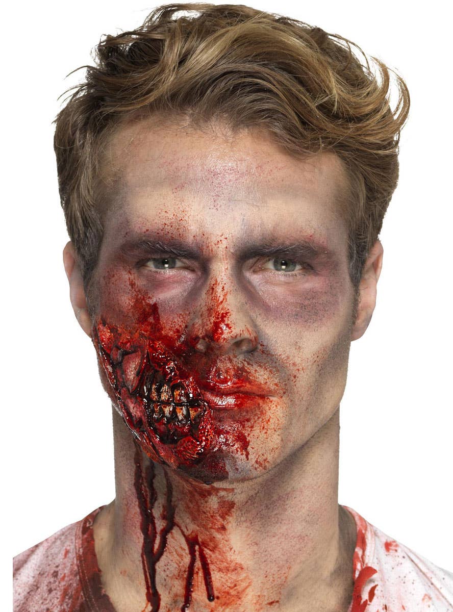 Zombie Jaw Halloween Mouth Prosthetic - Main Image