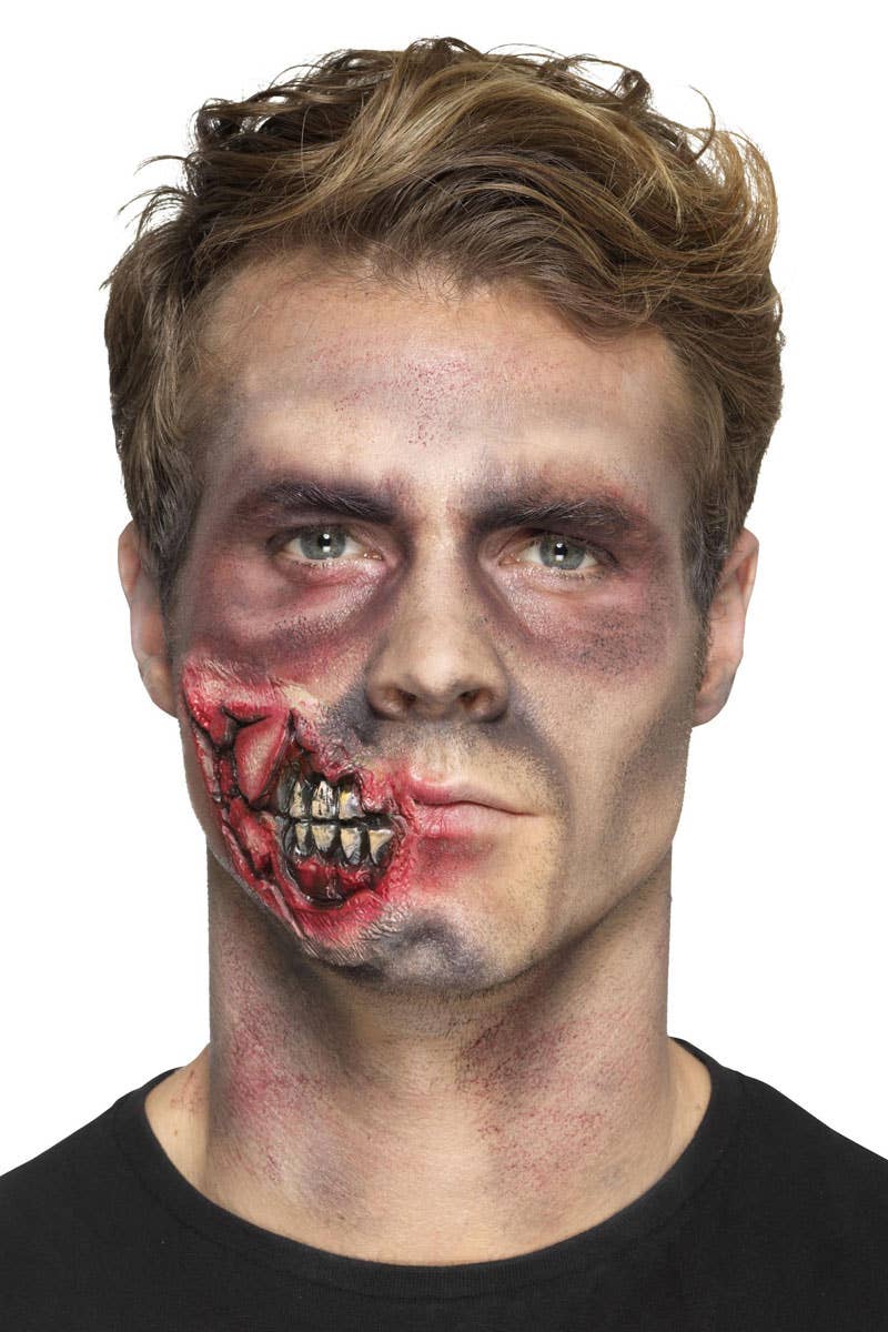 Zombie Jaw Halloween Mouth Prosthetic - Image 3