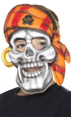 Kid's Pirate Skull Book Week Novelty Pirate Foam Mask Costume Accessory Main Image