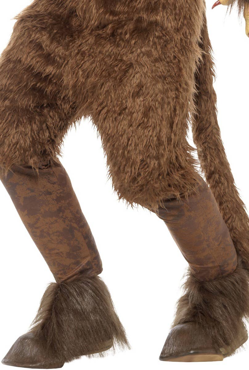Christmas Krampus Brown Goat Hooves Boot Covers - Main Image