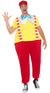 Adult's Tweedledee or Tweedledum Alice in Wonderland Fancy Dress Costume Front View 1