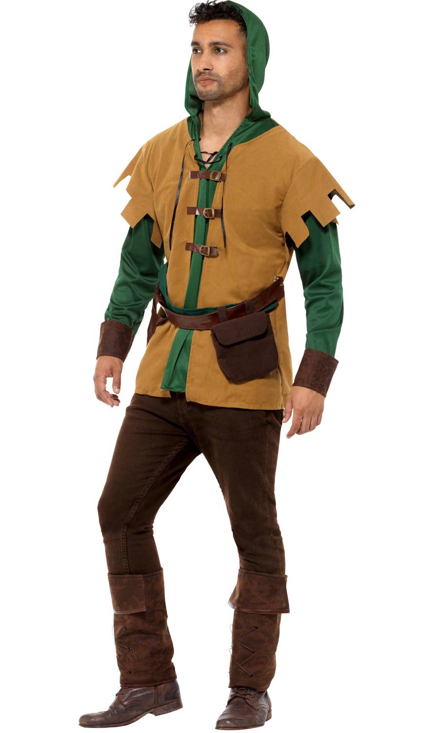 Robin of the Hood Men's Historical Costume Side Image