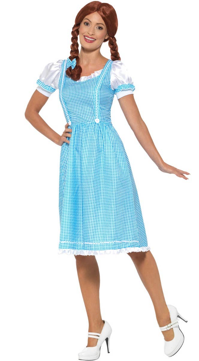 Women's Kansas Country Girl Dorothy Wizard of Oz Book Week Costume Alternative Alt Image
