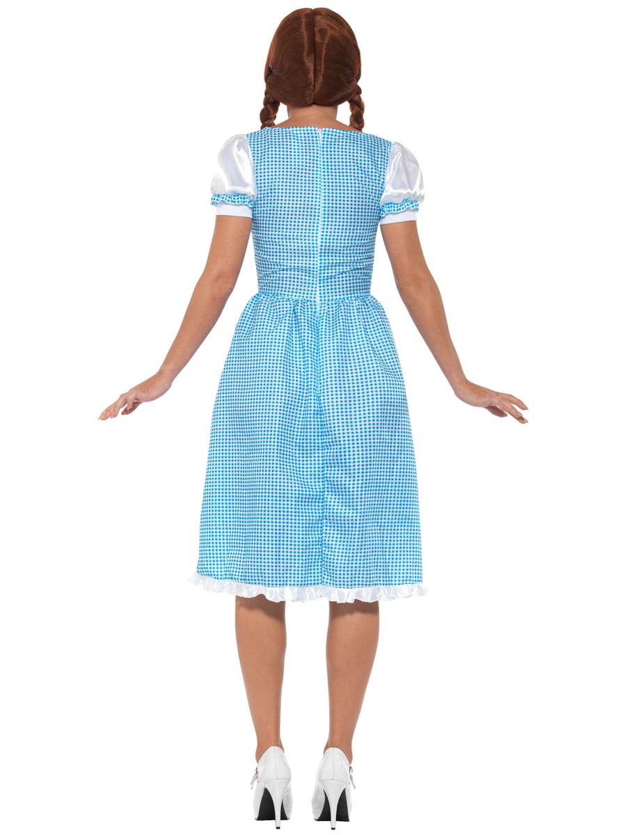 Women's Kansas Country Girl Dorothy Wizard of Oz Book Week Costume Alternative Back Image