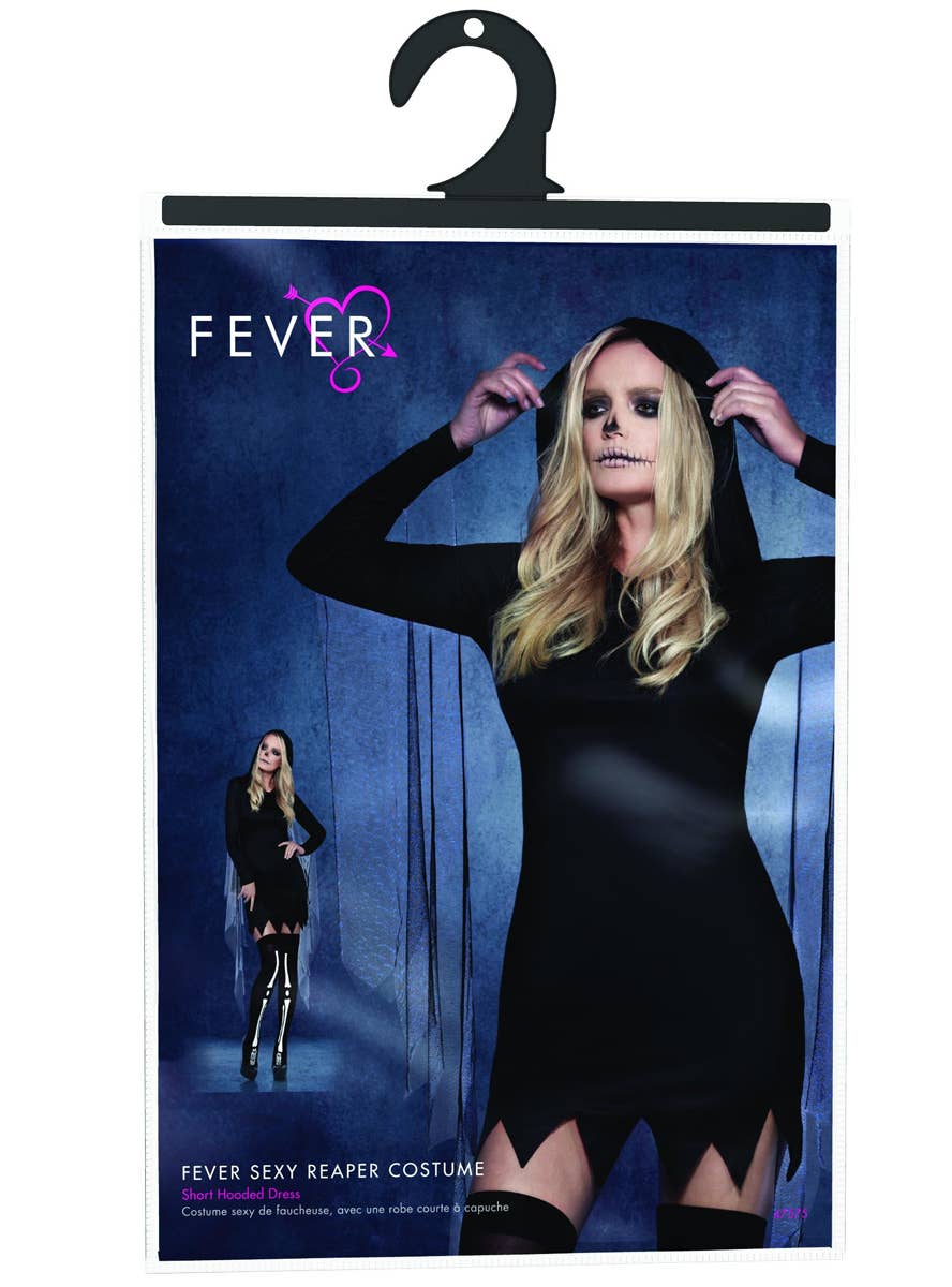 Sexy Grim Reaper Costume for Women - Packaging Image