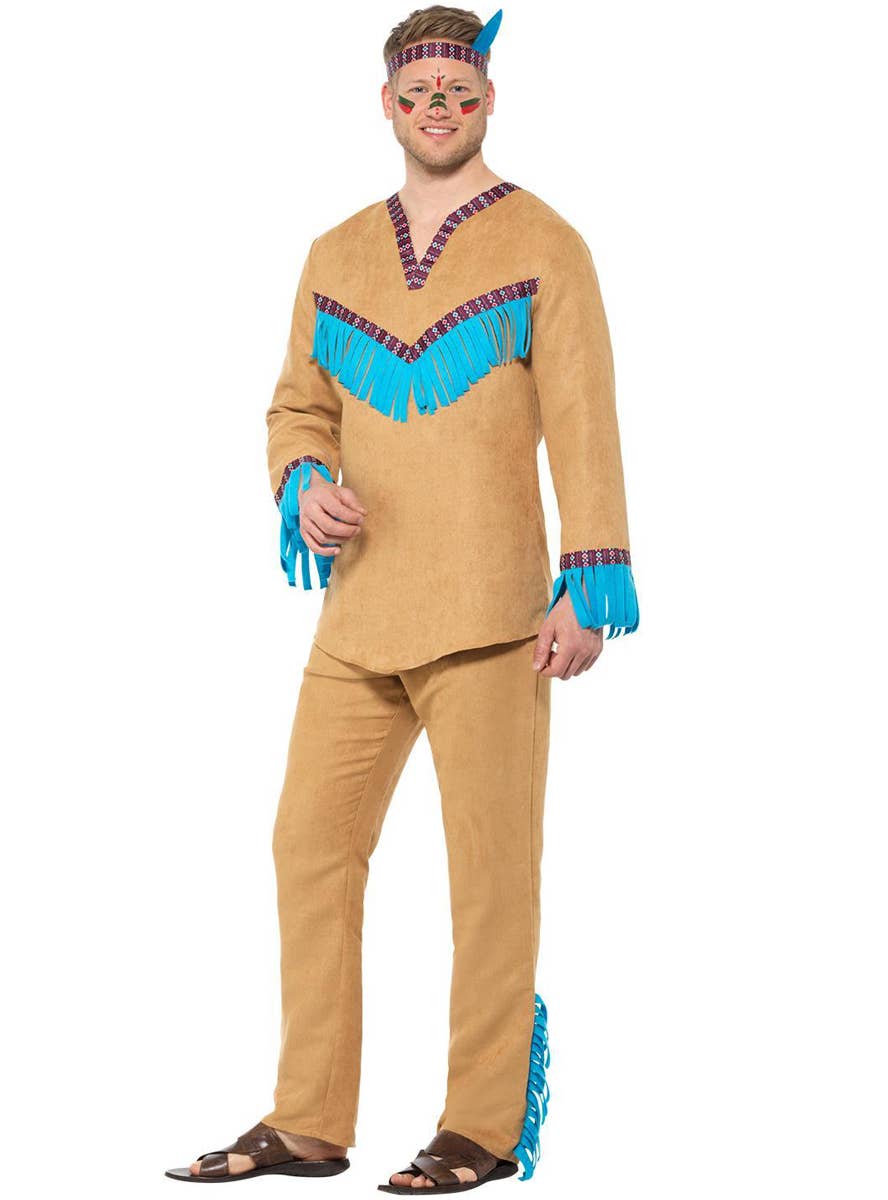 Men's Native Indian Costume - Alternate Front Image