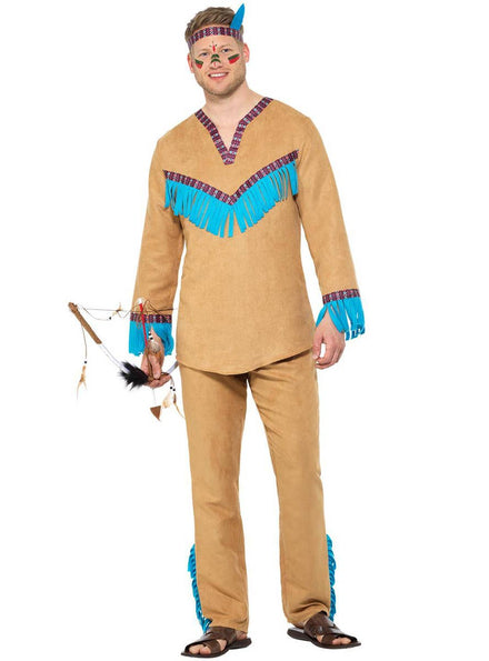 Men's Native Indian Costume - Front Image