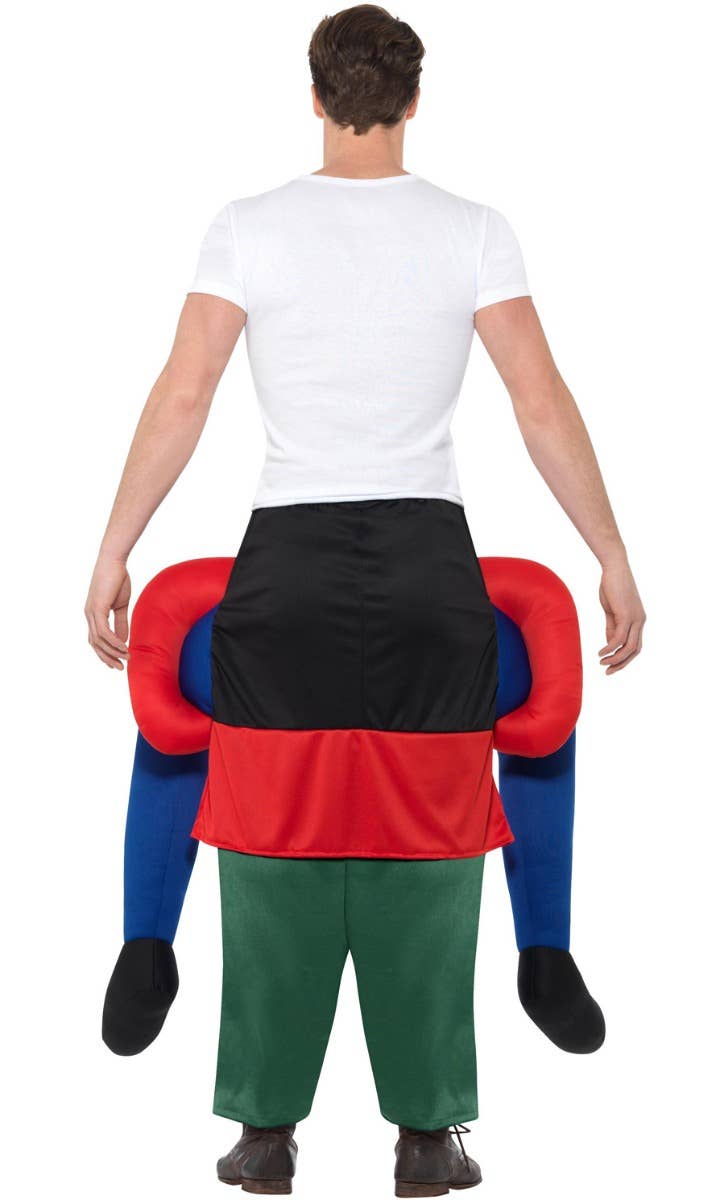 Novelty Gnome Piggyback Costume for Adults - Back Image