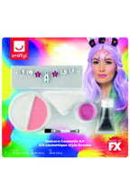 Unicorn Face Paint and Stick On Jewels Makeup Kit Main Image