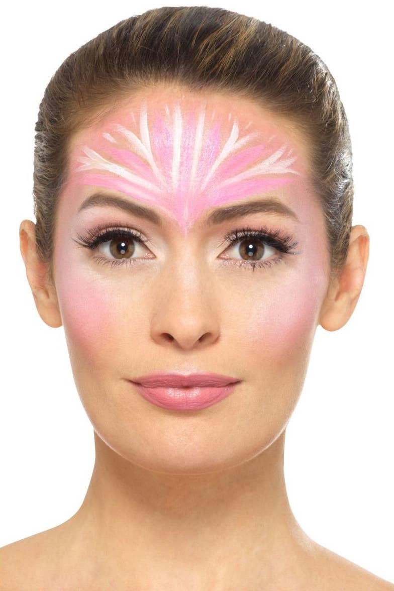 Unicorn Face Paint and Stick On Jewels Makeup Kit Step 3 Image