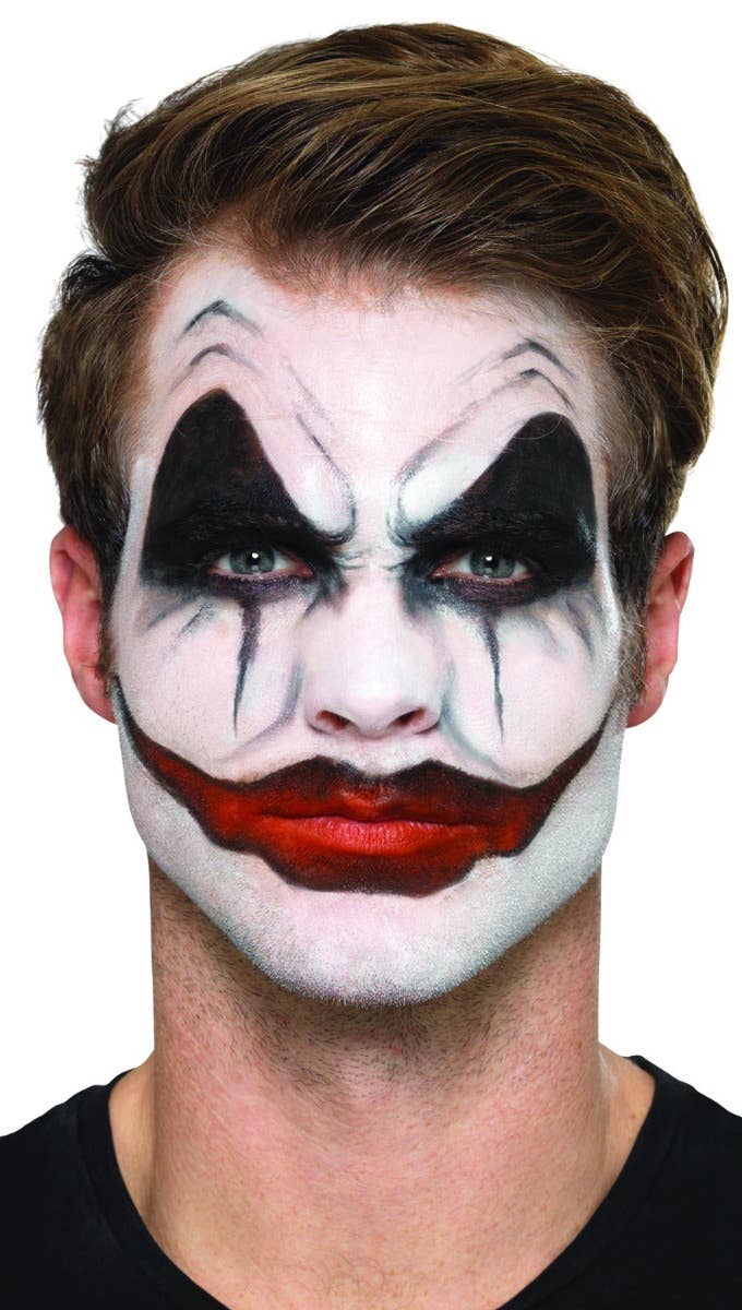 Crazy Clown Halloween Makeup Kit Front Image - 3