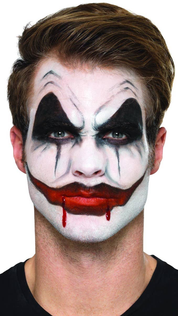 Crazy Clown Halloween Makeup Kit Front Image- 4 