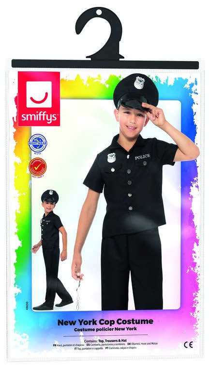 New York Police Costume Boy's  - Genuine Packaging