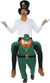 Novelty St. Patrick's Day Piggyback Leprechaun Men's Fancy Dress Costume Main Image