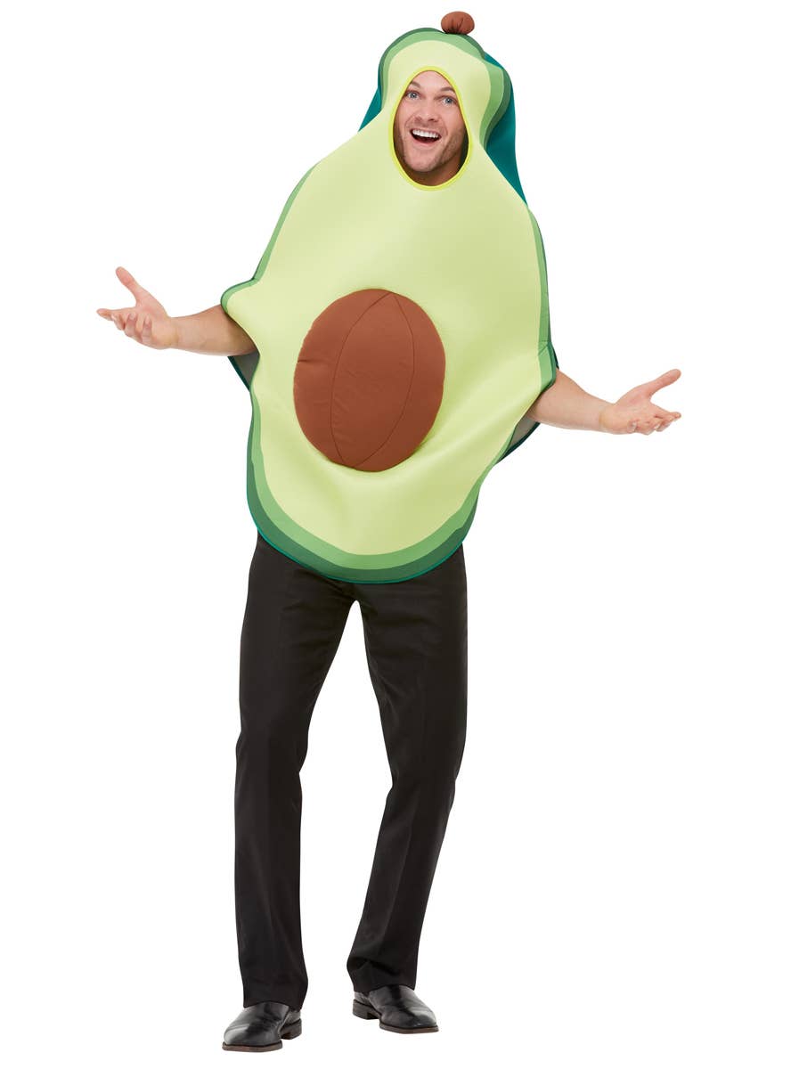 Funny Avocado Adults Fancy Dress Costume - Alternate Image