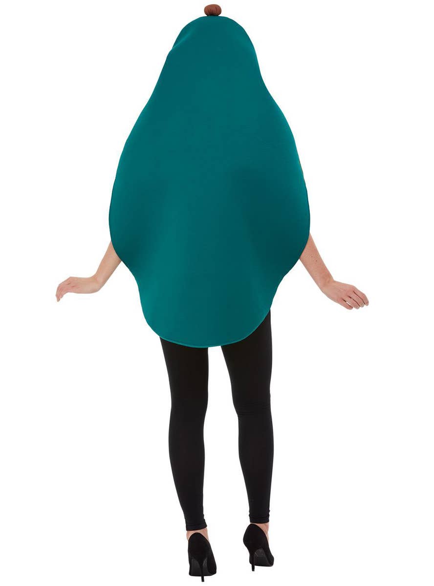 Funny Avocado Adults Fancy Dress Costume - Back Image