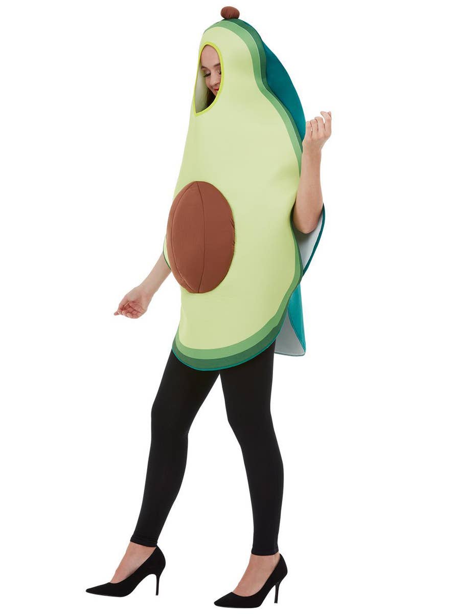 Funny Avocado Adults Fancy Dress Costume - Side Image