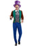 Mens Multicolour Mad Hatter Fancy Dress Costume - Main Image