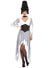 Black and White Gothic Bride Women's Costume Front Image