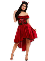 Women's Day of the Dead Devil Costume - Main Image