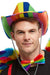 Adult's Rainbow Striped Cowboy Costume Hat