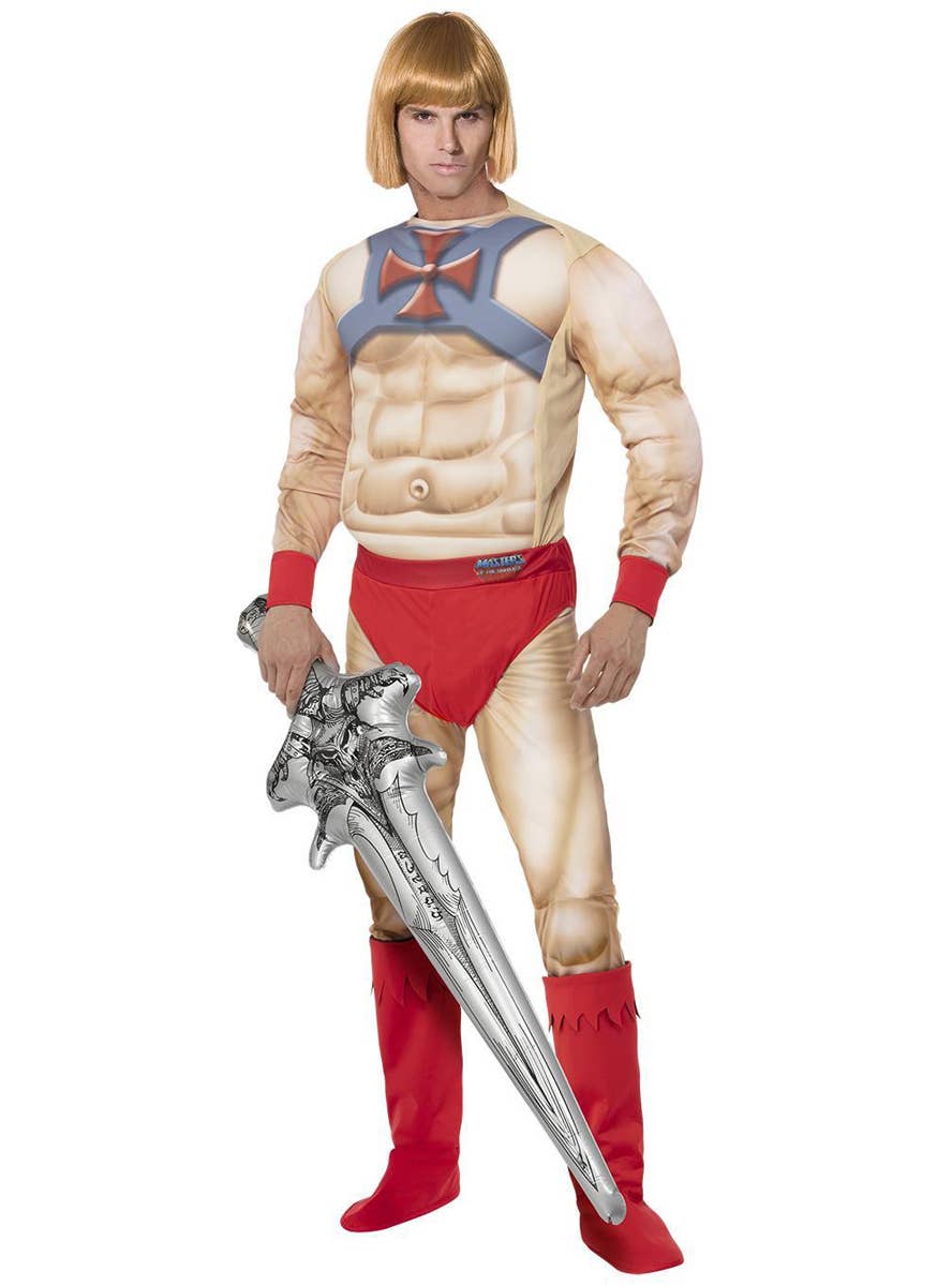 Muscle Chest He-Man Costume For Men - Alternate Image