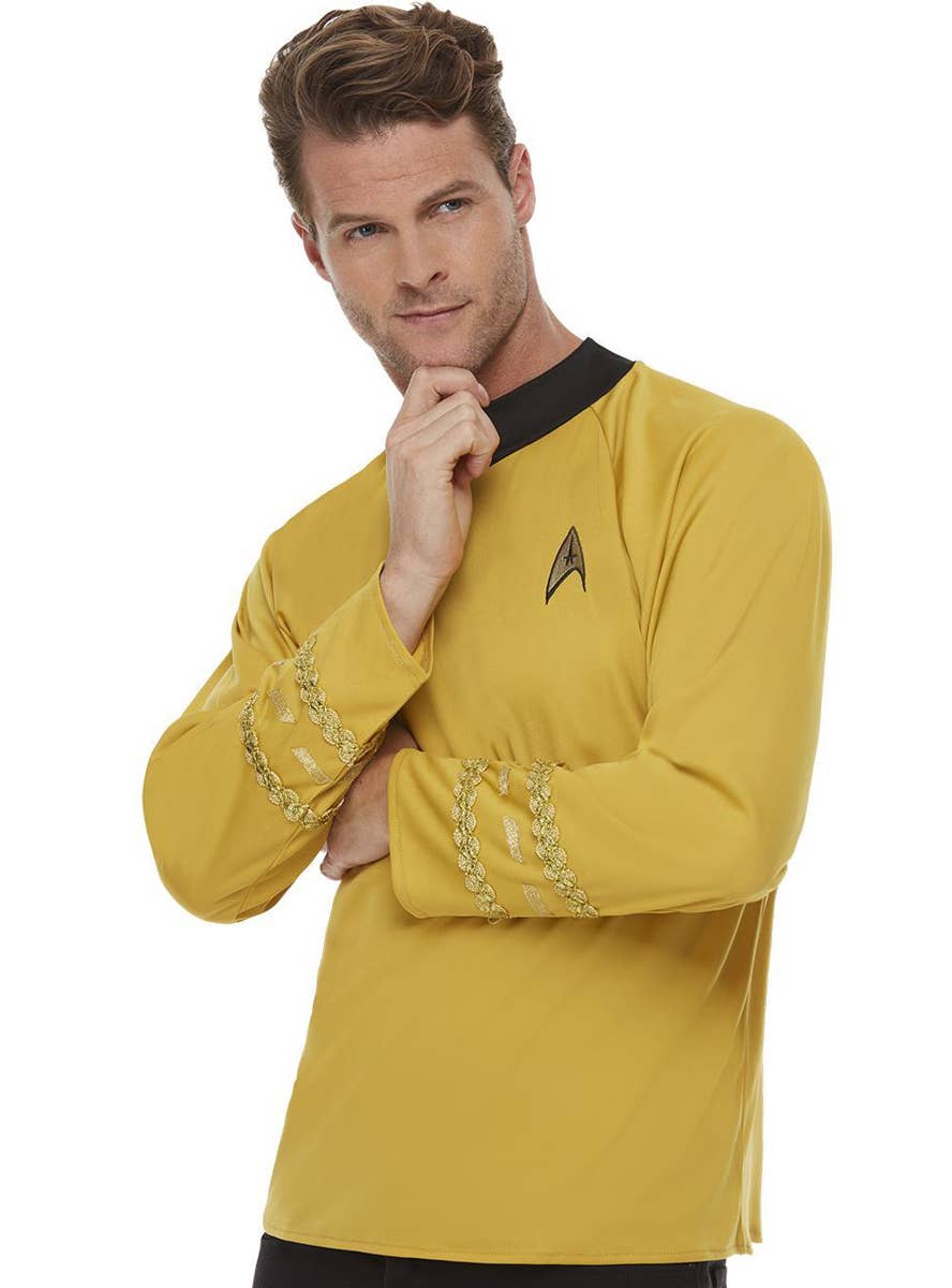 Gold Star Trek Command Uniform Costume - Alternate Image