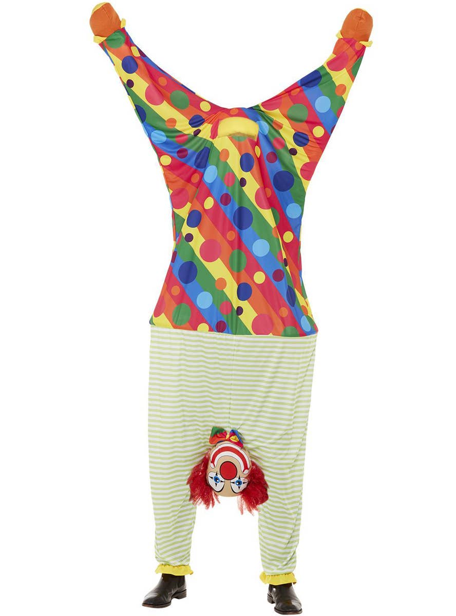 Funny Upside Down Clown Costume - Front Image