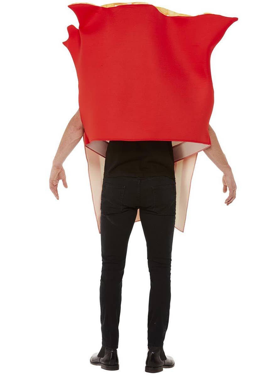 Adult's French Fries Costume - Back Image