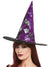 Purple and Silver Reversible Sequin Witch Hat - Main Image
