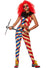 Women's Horror Clown Costume - Main Image
