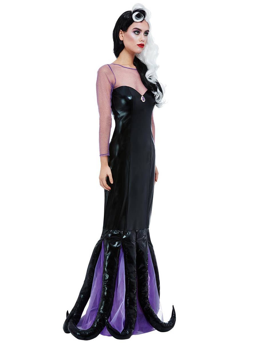 Ursula Womens Little Mermaid Villain Costume - Side Image