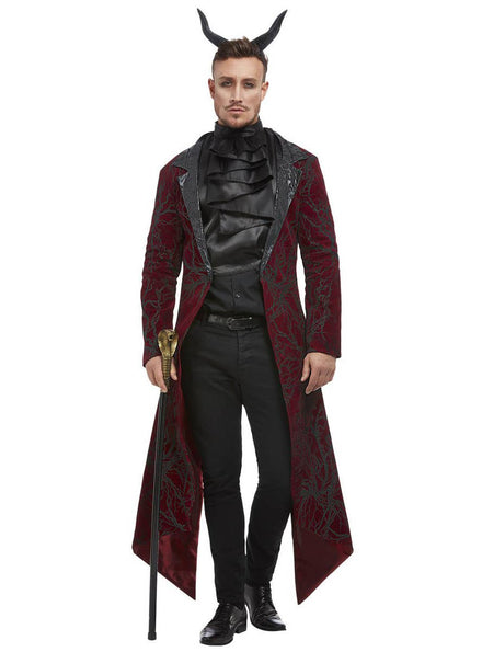 Mens Deluxe Dark Devil Halloween Costume - Main Image