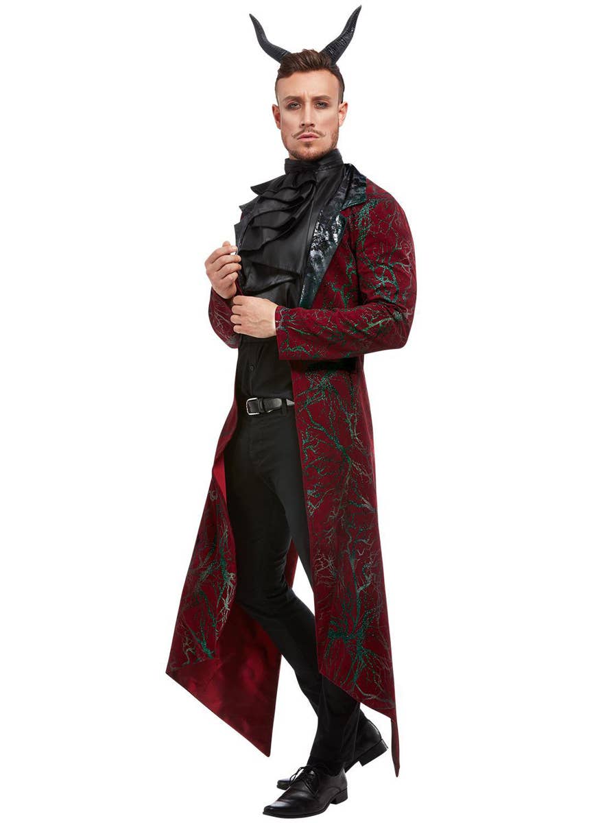 Mens Deluxe Dark Devil Halloween Costume - Alternate Image