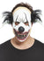 Black and White Scary Clown Latex Halloween Mask