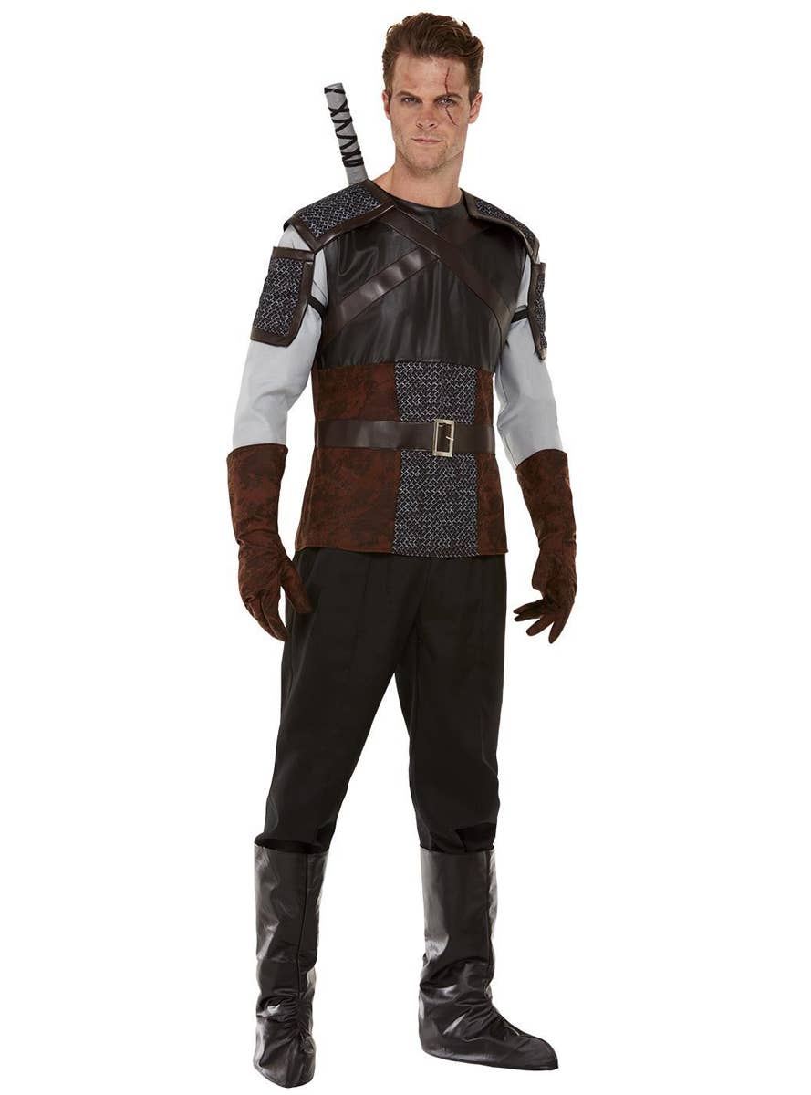 Geralt of Rivia Mens Witcher Costume - Alternate Image