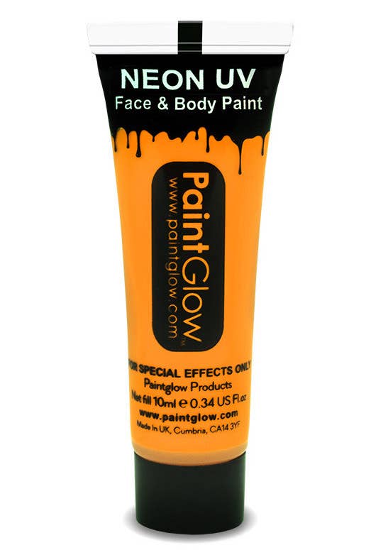 Sunshine Orange Blacklight Reactive Face and Body Cream Paint Main Image