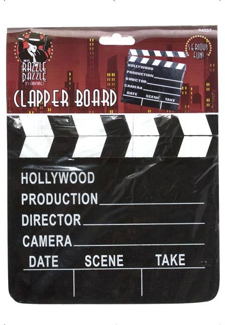 Novelty Hollywood Scene Clapboard Costume Accessory Alternate Image