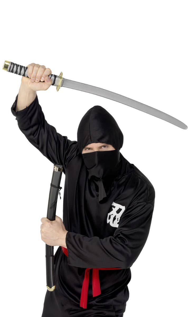 Japanese Ninja Katana Sword and Sheath Costume Weapon Alt Image