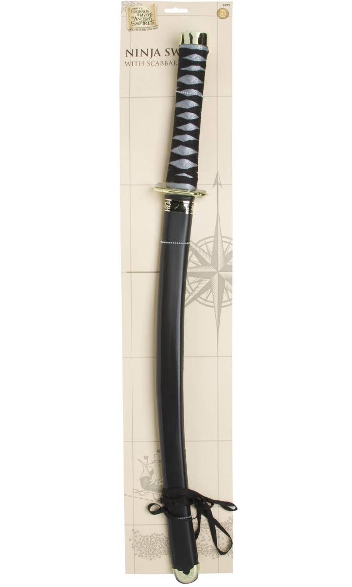 Japanese Ninja Katana Sword and Sheath Costume Weapon Product Image