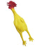 Funny Realistic Yellow Rubber Chicken Costume Accessory