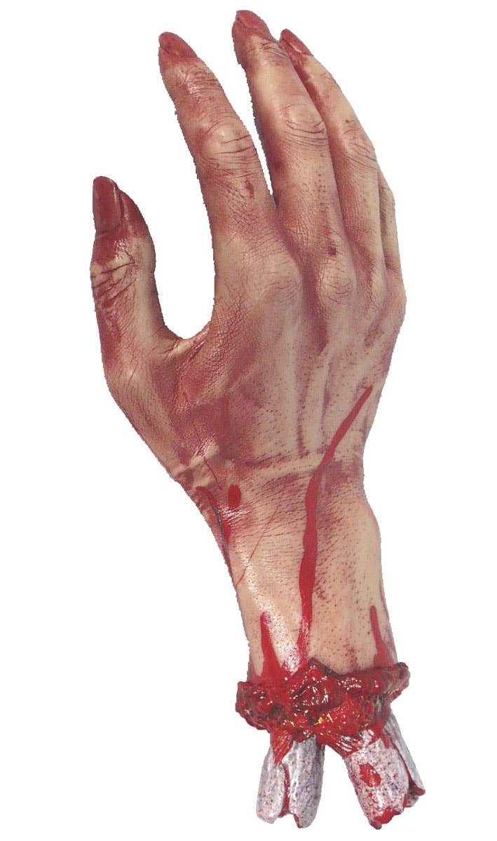 Severed Fake Hand Halloween Costume Prop