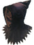 Hooded Black Fabric Grim Reaper Costume Mask 