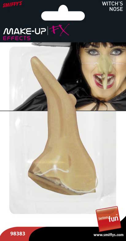 Large Latex Witch Nose Halloween Costume Accessory