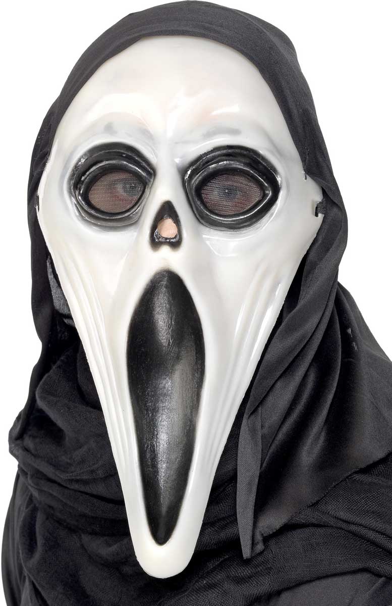 Glow in the Dark Scream Halloween Mask